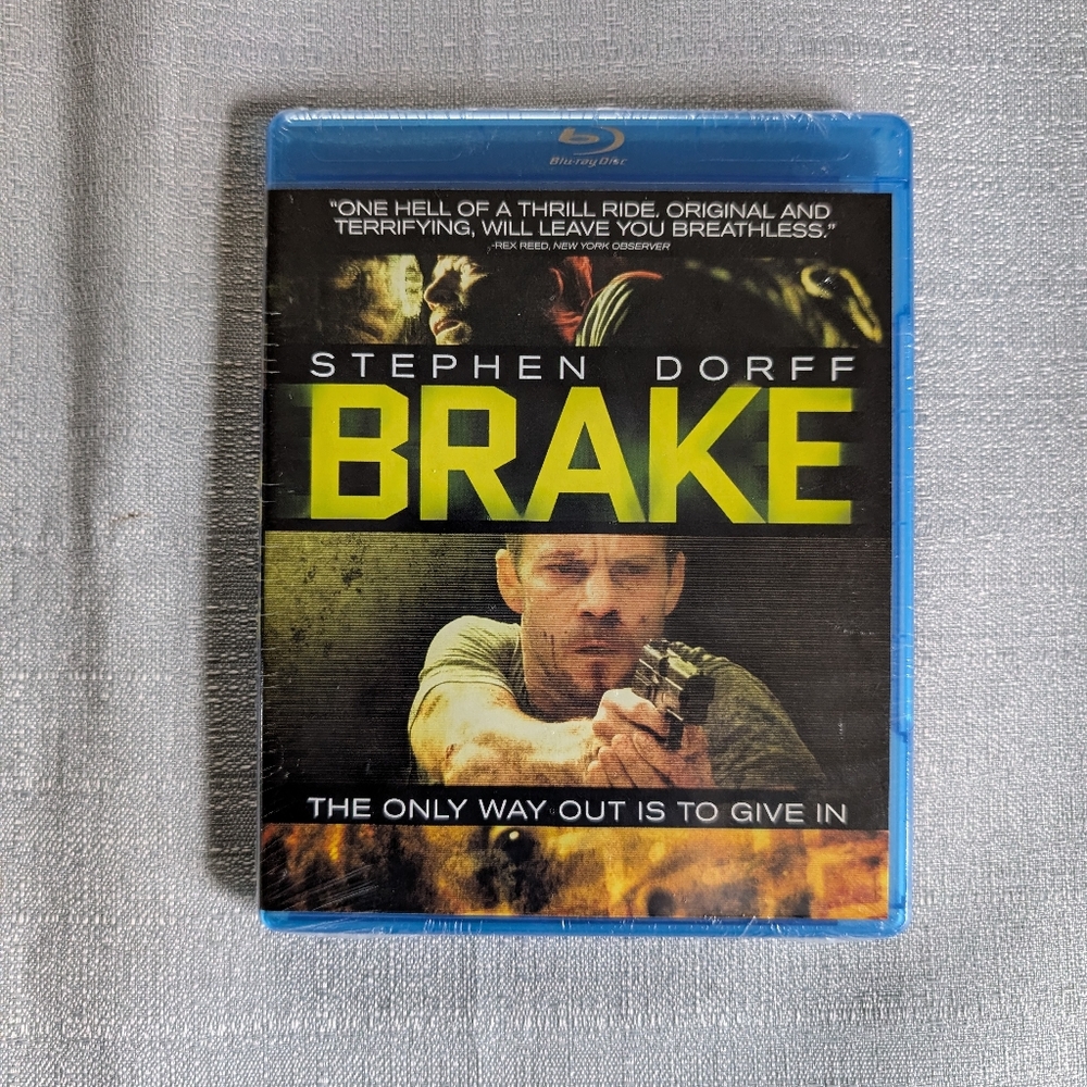 Brake Blu-ray Movie with Stephen Dorff New Sealed!